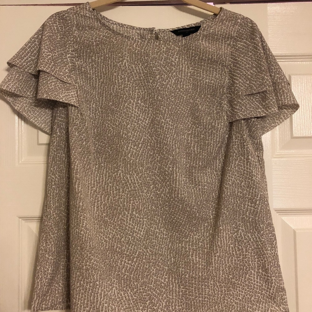 Banana republic printed blouse